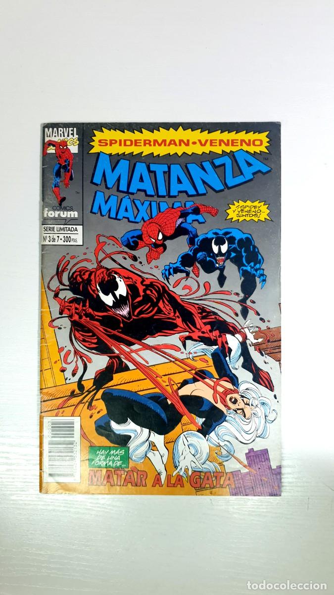 C&oacute;mics: Marvel, Forum: Spiderman - Veneno. Matanza M&aacute;xima. N&uacute;mero 3 de 7. 1994. C&oacute;mic. - Foto 1