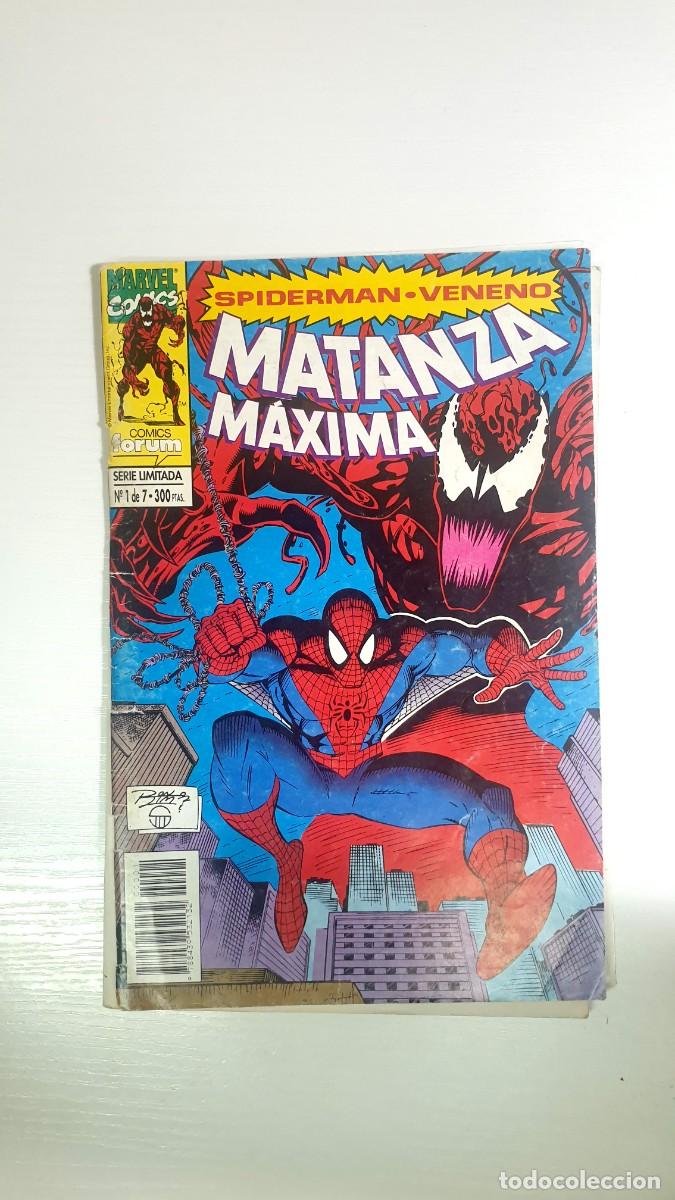 C&oacute;mics: Marvel, Forum: Spiderman - Veneno. Matanza M&aacute;xima. N&uacute;mero 1 de 7. 1994. C&oacute;mic. - Foto 1