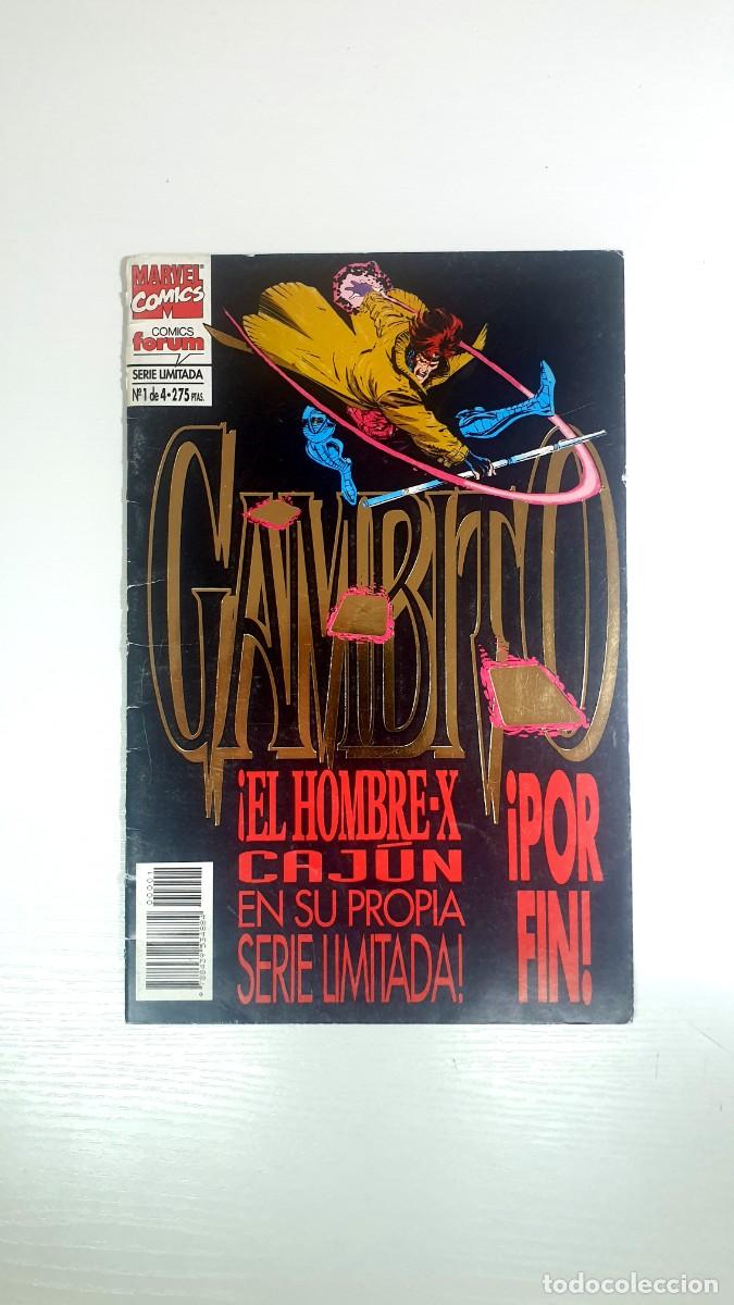 C&oacute;mics: Marvel, Forum: Gambito. N&uacute;mero 1 de 4. 1994. C&oacute;mic. Portada dorada - Foto 1
