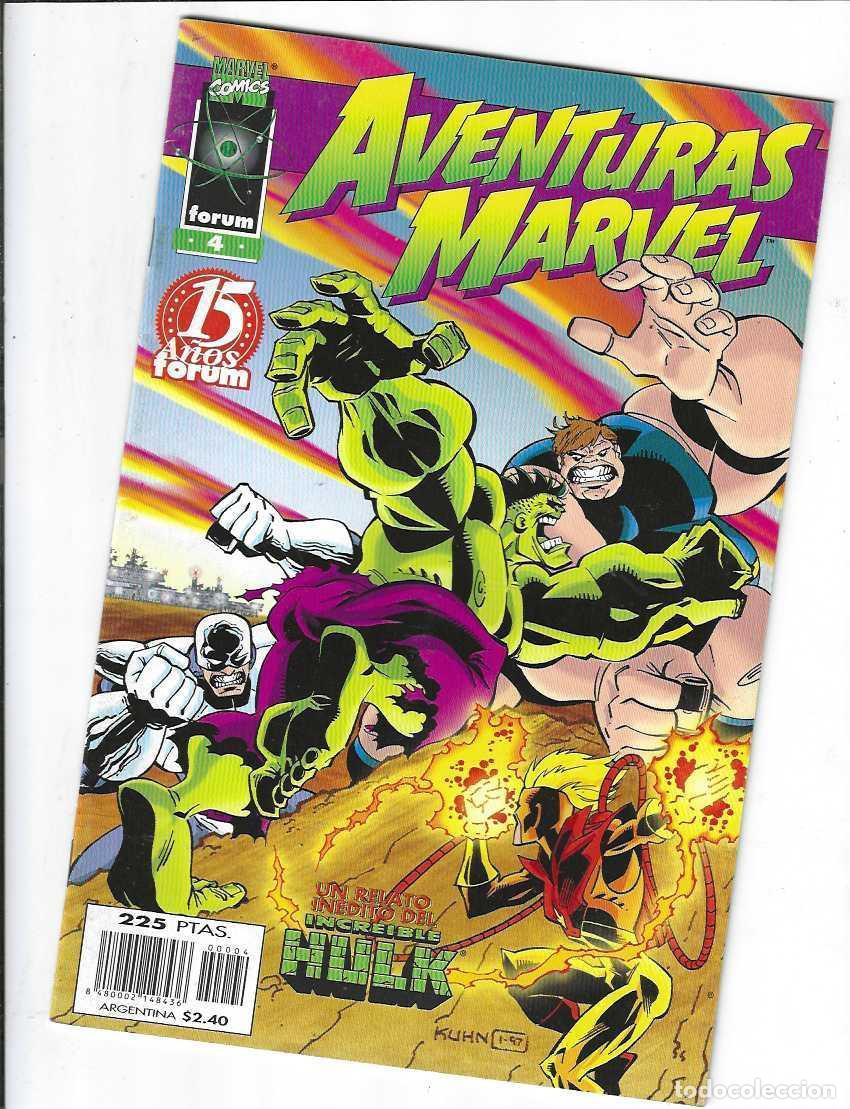 C&oacute;mics: AVENTURAS MARVEL N&ordm; 4 - MUY BUEN ESTADO - Foto 1
