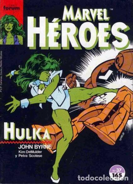 C&oacute;mics: MARVEL H&Eacute;ROES-FORUM- N&ordm; 37 -HULKA NOVELA GR&Aacute;FICA-II-1990-JOHN BYRNE-BUENO-DIF&Iacute;CIL-LEA-9403