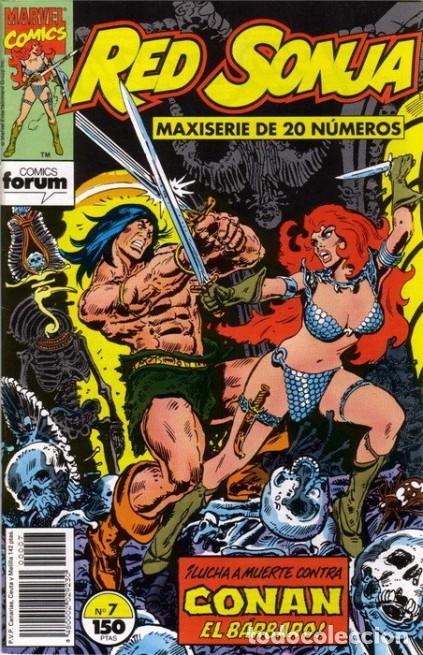 C&oacute;mics: RED SONJA-FORUM- N&ordm; 7 -BRUCE JONES-FRANK THORNE-VAL MAYERICK-1992-BUENO-DIF&Iacute;CIL-LEA-9411