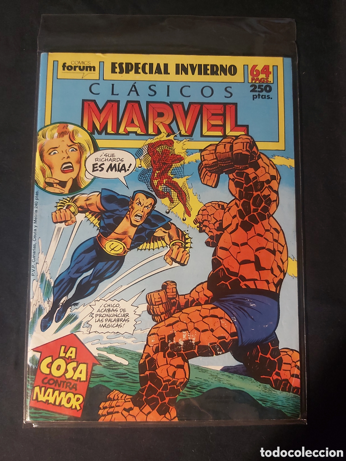 C&oacute;mics: CL&Aacute;SICOS MARVEL ESPECIAL INVIERNO 1989. - Foto 1