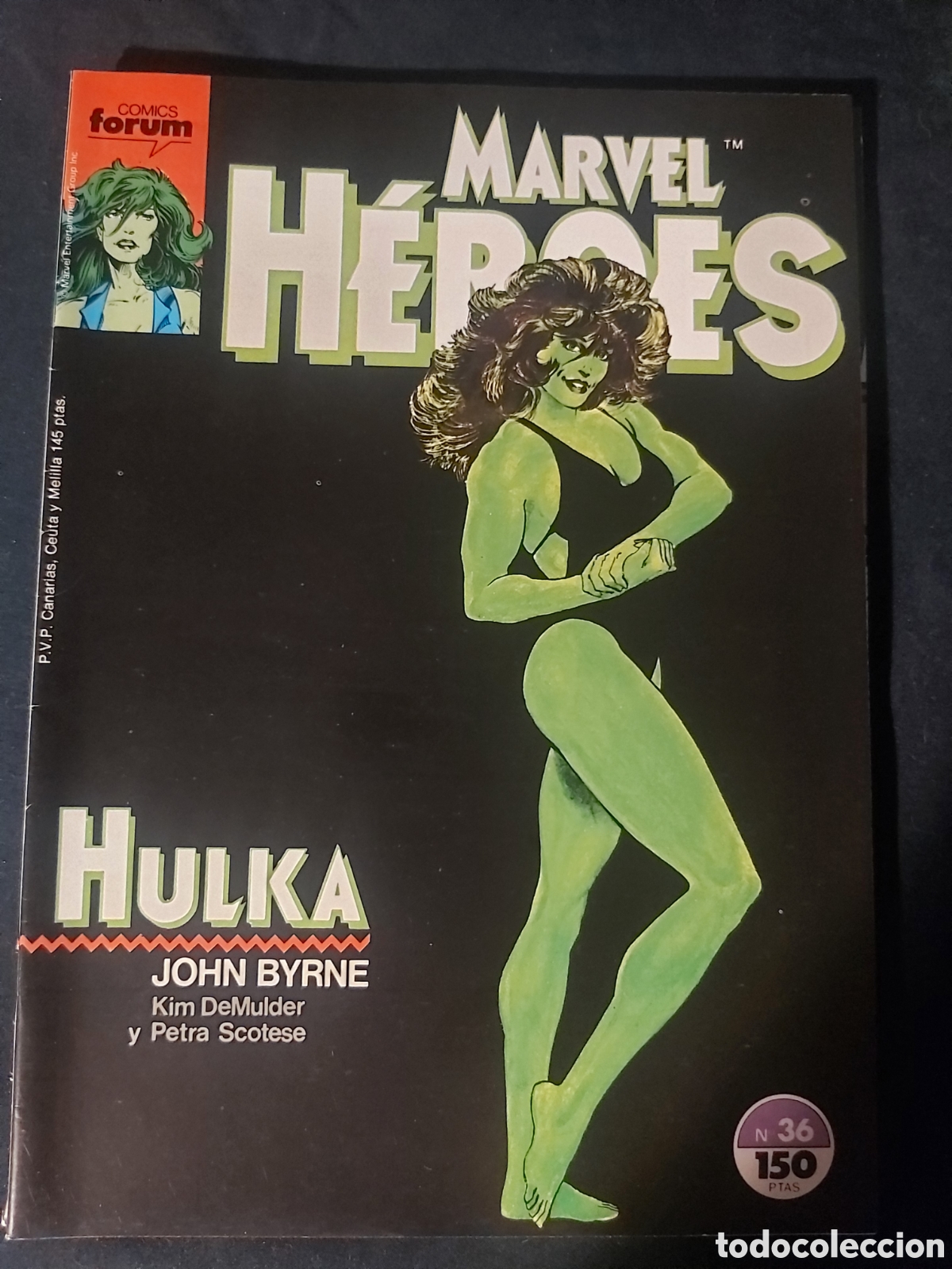 C&oacute;mics: MARVEL HEROES 36 AL 38. HULKA DE JOHN BYRNE. - Foto 1
