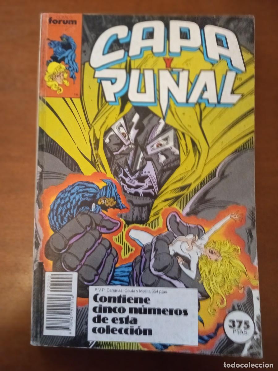 C&oacute;mics: CAPA Y PU&Ntilde;AL NUMEROS 6, ,7, 8, 9, 10 RETAPADO FORUM 1985 - Foto 1