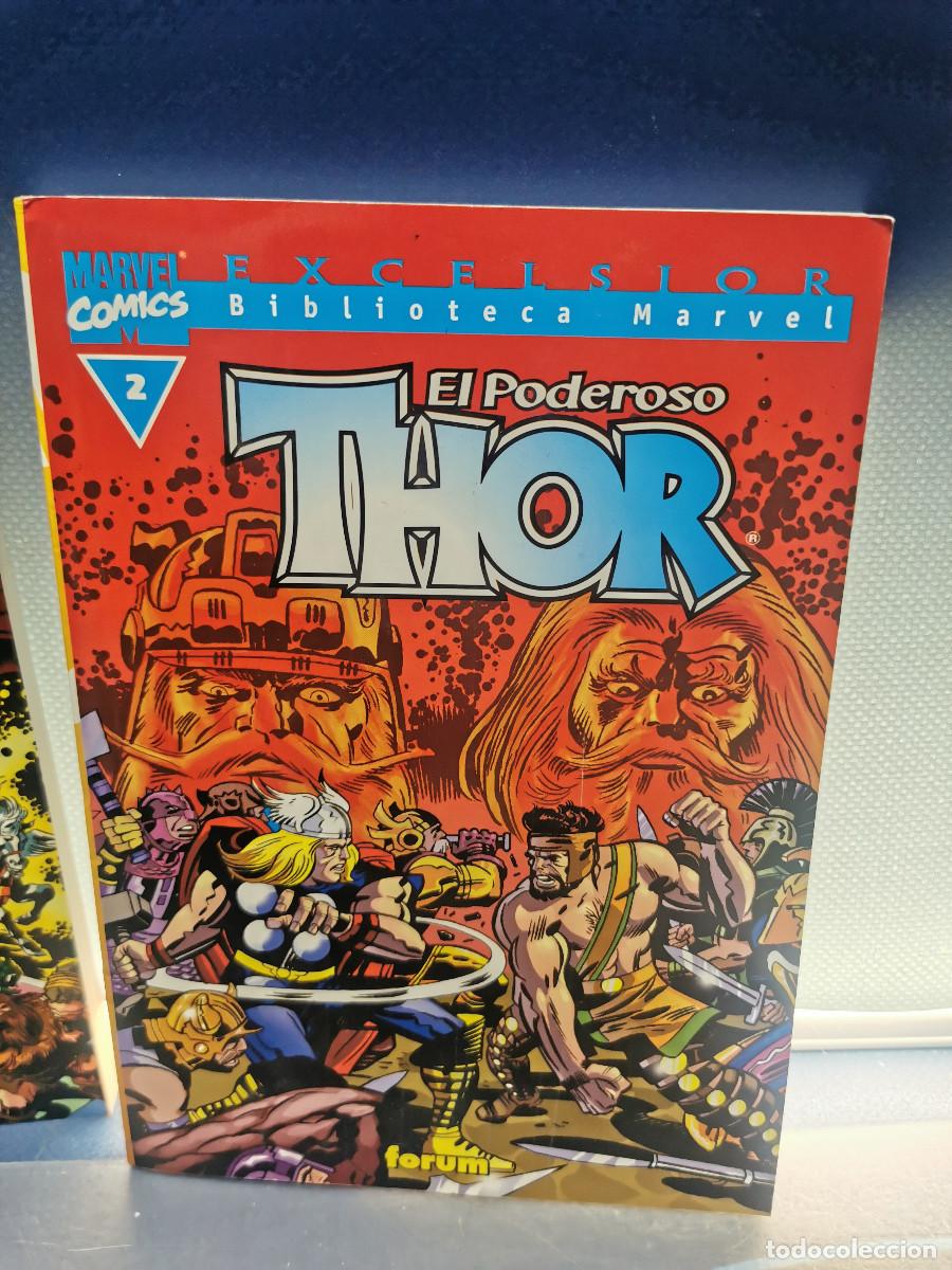 C&oacute;mics: c&oacute;mics, BIBLIOTECA MARVEL, THOR N&ordm; 1 y 2 blanco y negro - Foto 2