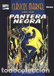 C&oacute;mics: Pantera negra cl&aacute;sicos marvel B/N - Foto 1