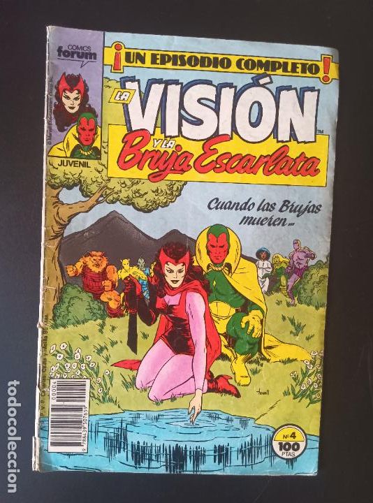 C&oacute;mics: LA VISION Y LA BRUJA ESCARLATA N&ordm; 4. FORUM MARVEL COMICS - Foto 1