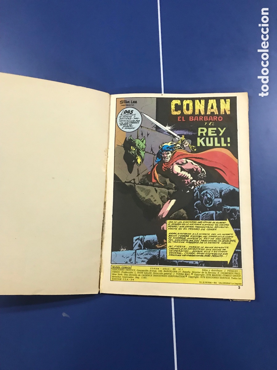 C&oacute;mics: Pack 3 Comics CONAN EL B&Aacute;RBARO - Foto 3