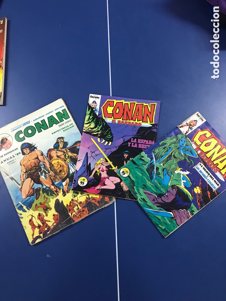 C&oacute;mics: Pack 3 Comics CONAN EL B&Aacute;RBARO - Foto 1