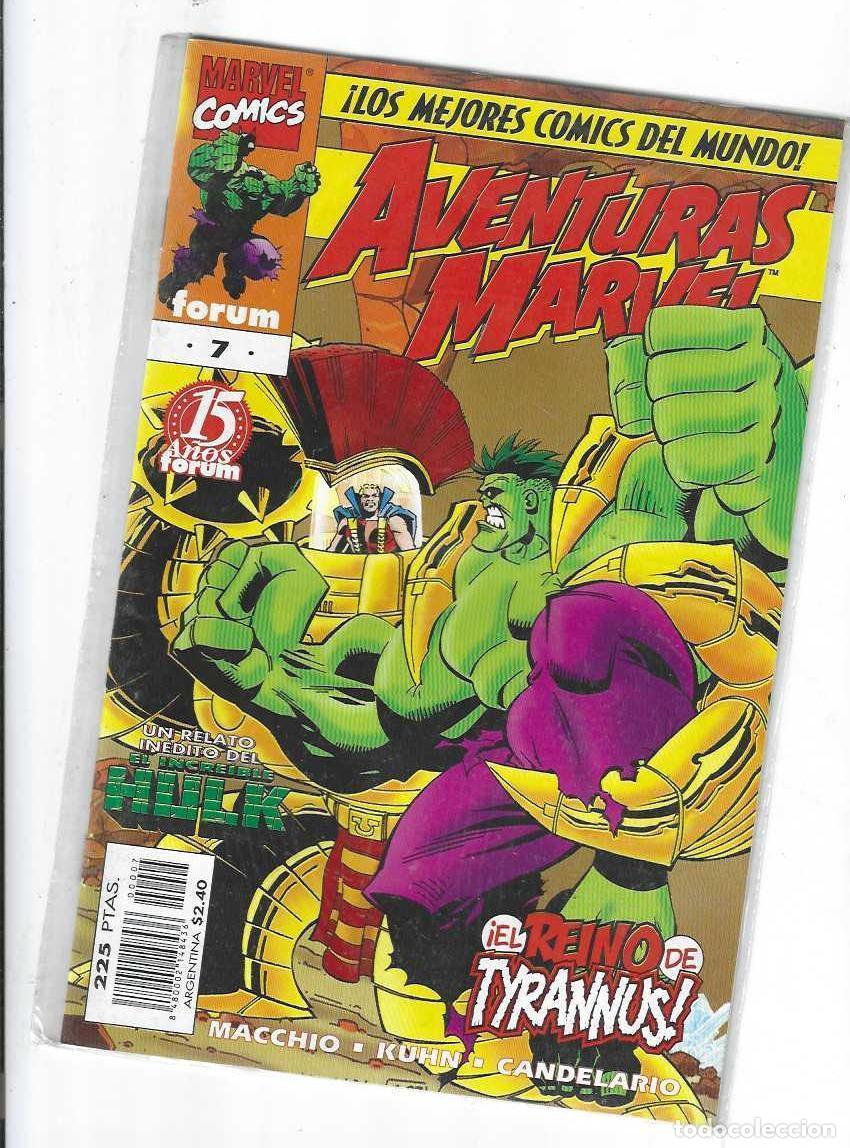 C&oacute;mics: AVENTURAS MARVEL N&ordm; 7 - MUY BUEN ESTADO - Foto 1