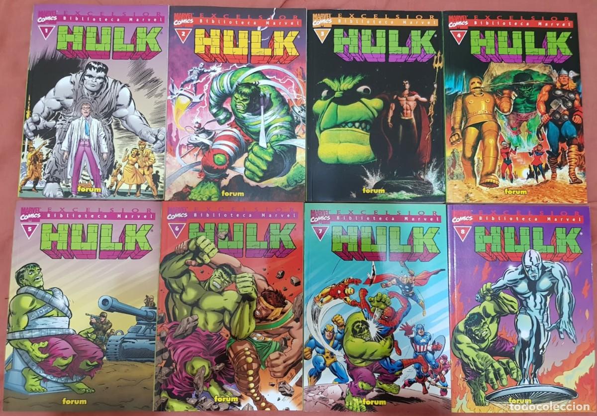 C&oacute;mics: BIBLIOTECA MARVEL HULK 1 A 8. FORUM - Foto 1