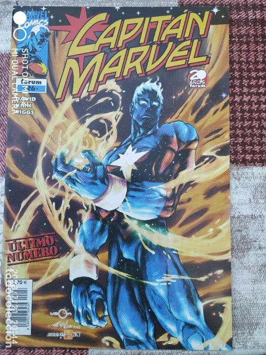 C&oacute;mics: CAPIT&Aacute;N MARVEL N&ordm; 26 &Uacute;LTIMO N&Uacute;MERO FORUM - Foto 1