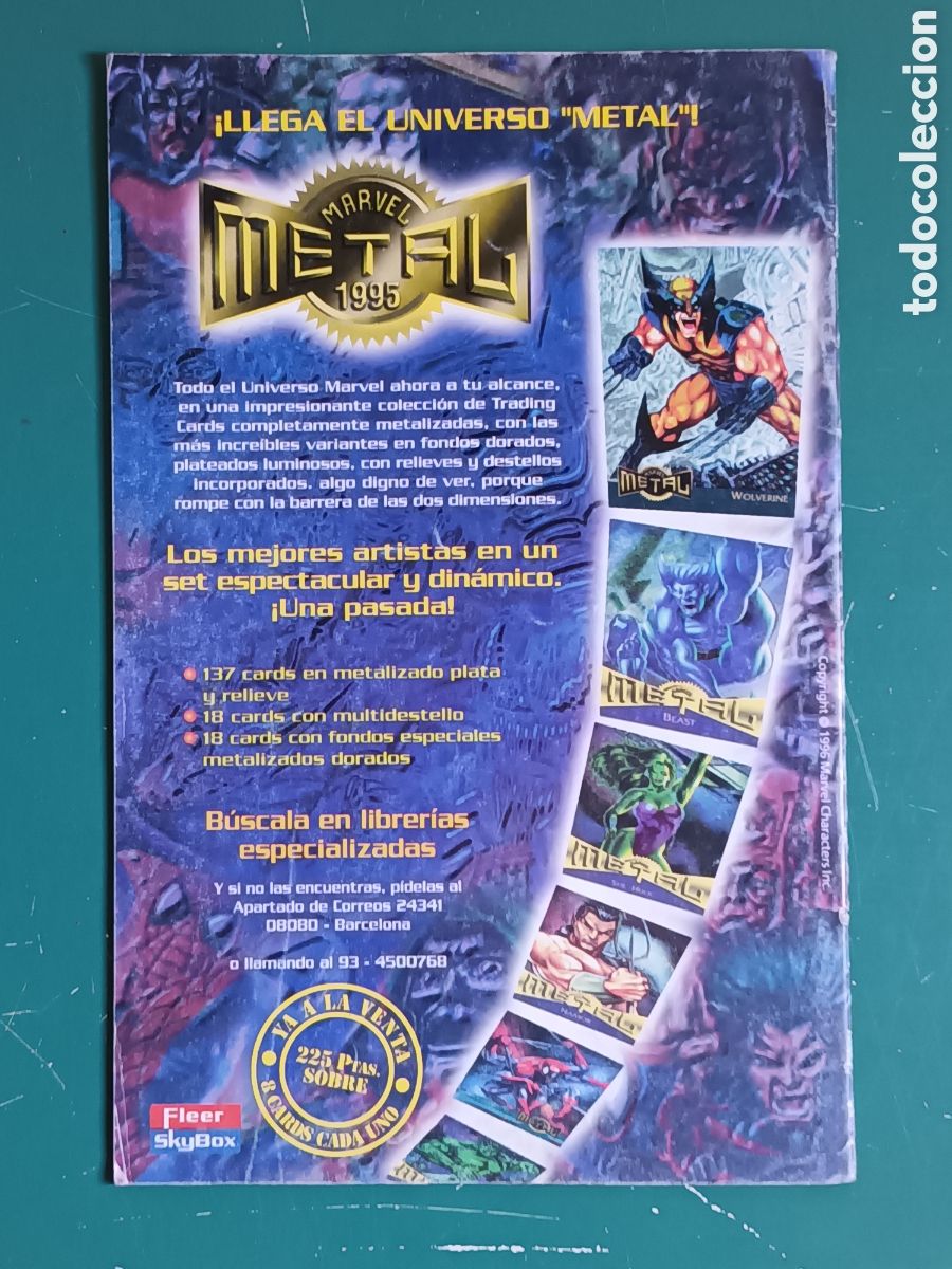 C&oacute;mics: X Factor vol 2 N&deg; 9 FORUM - MARVEL 1996 Forja Dientes de sable m&iacute;stica - Foto 9