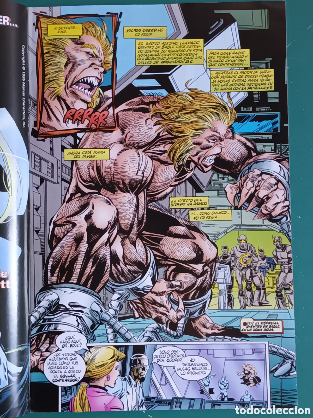 C&oacute;mics: X Factor vol 2 N&deg; 9 FORUM - MARVEL 1996 Forja Dientes de sable m&iacute;stica - Foto 5