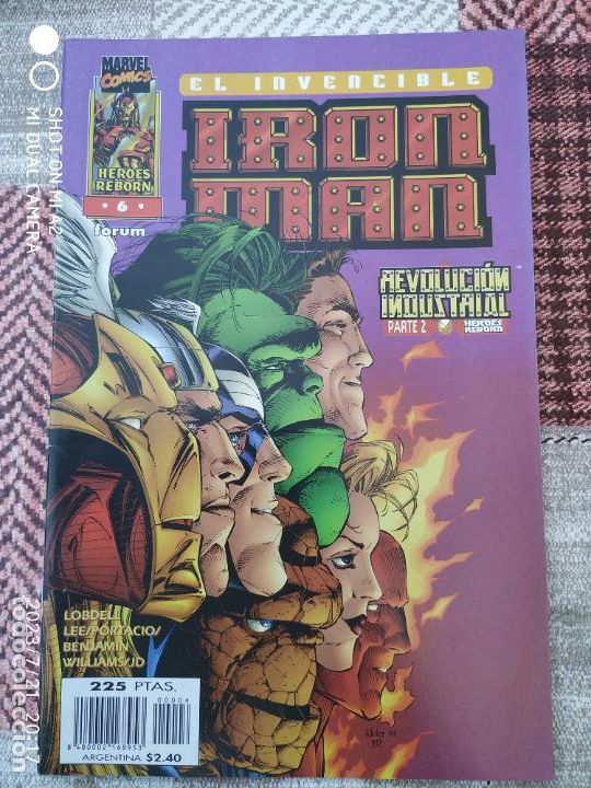 C&oacute;mics: IRON MAN HEROES REBORN N&ordm; 6 FORUM - Foto 1