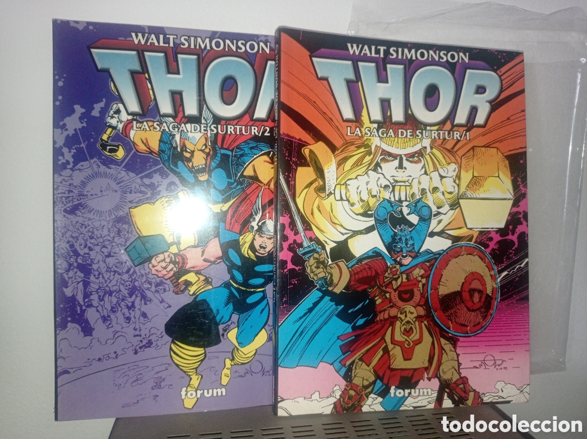 C&oacute;mics: THOR - LA SAGA DE SURTUR - WALT SIMONSON - 2 TOMOS FORUM - COMPLETA - Foto 1