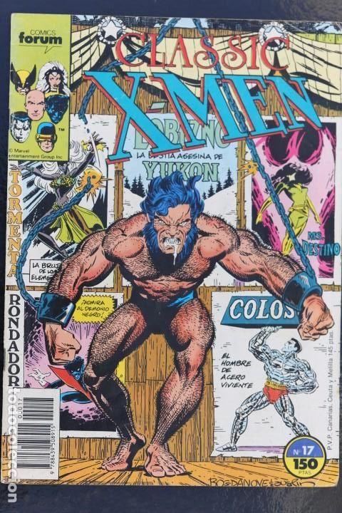 C&oacute;mics: Classic X Men. Volumen 1. N&ordm; 17. Marvel Comics Forum 1989 - Foto 1