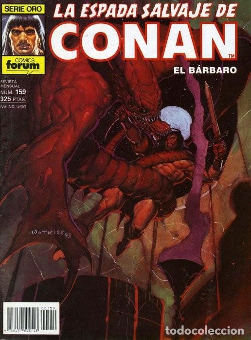 C&oacute;mics: LA ESPADA SALVAJE DE CONAN N&ordm; 159 - PRIMERA EDICI&Oacute;N - FORUM - Foto 1