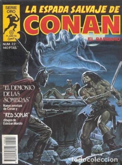 C&oacute;mics: LA ESPADA SALVAJE DE CONAN N&ordm; 22 - PRIMERA EDICI&Oacute;N - FORUM - Foto 1