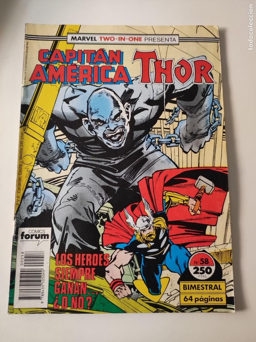 C&oacute;mics: Capit&aacute;n Am&eacute;rica // Thor. Numero 58 - Foto 1