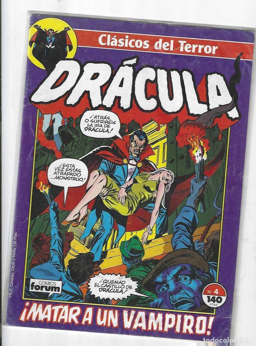C&oacute;mics: DRACULA N&ordm; 4 - CLASICOS DEL TERROR - GRAPA FORUM - Foto 1
