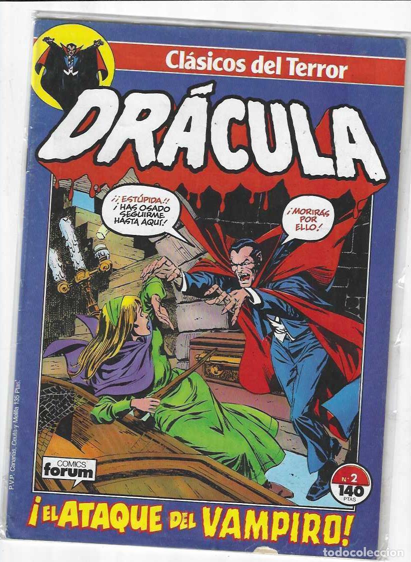 C&oacute;mics: DRACULA N&ordm; 2 - CLASICOS DEL TERROR - GRAPA FORUM - Foto 1