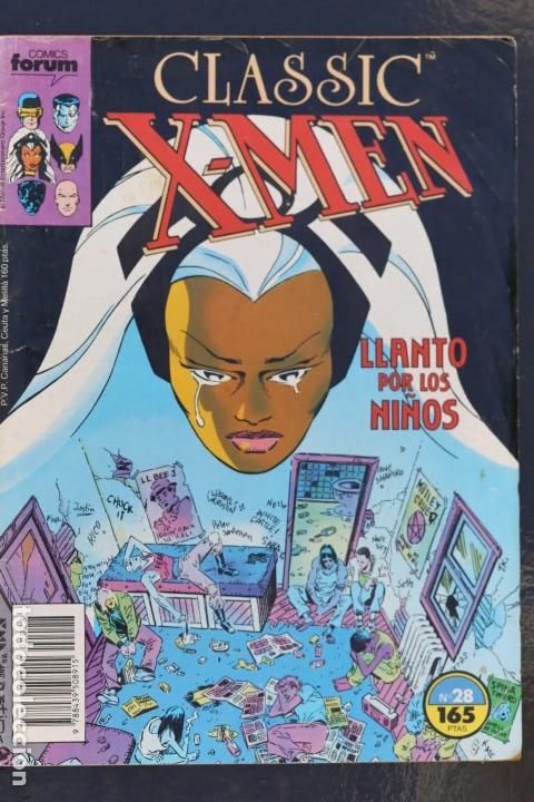 C&oacute;mics: Classic X Men. Volumen 1. N&ordm; 28. Marvel Comics Forum 1990 - Foto 1