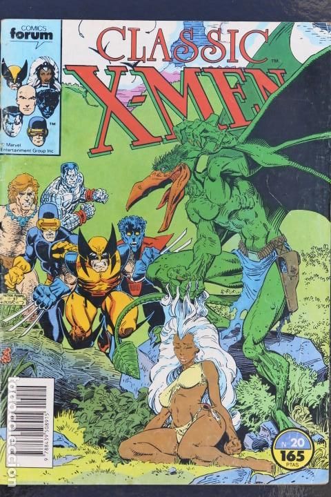 C&oacute;mics: Classic X Men. Volumen 1. N&ordm; 20. Marvel Comics Forum 1989 - Foto 1