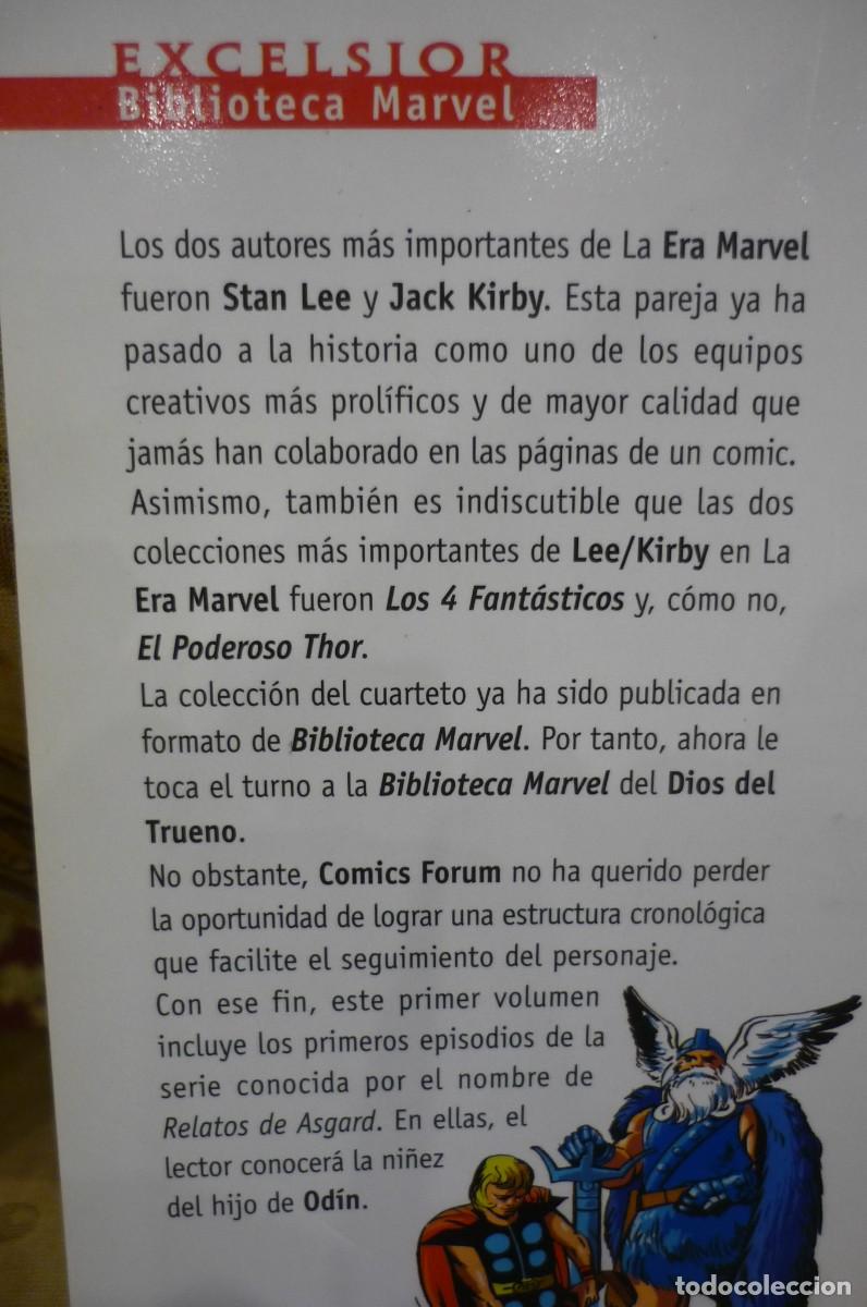 C&oacute;mics: EL PODEROSO THOR I. BIBLIOTECA MARVEL. FORUM 2001. - Foto 4