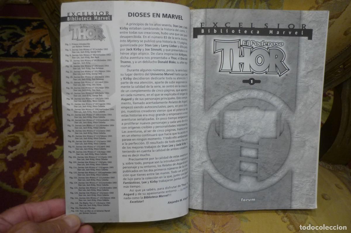 C&oacute;mics: EL PODEROSO THOR I. BIBLIOTECA MARVEL. FORUM 2001. - Foto 5