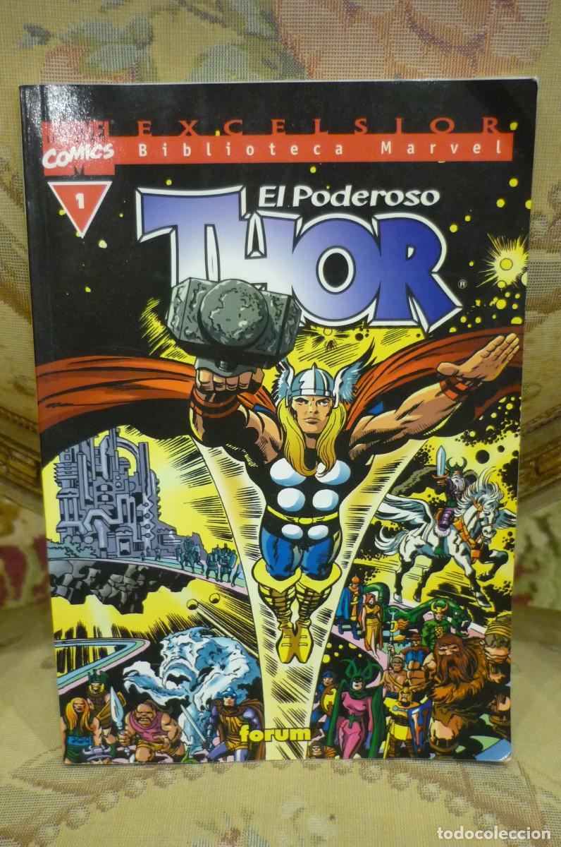 C&oacute;mics: EL PODEROSO THOR I. BIBLIOTECA MARVEL. FORUM 2001. - Foto 1