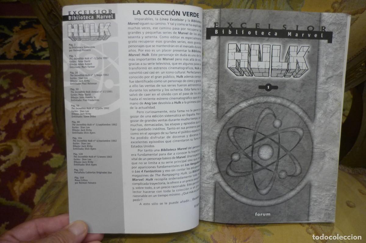 C&oacute;mics: HULK 1. EXCELSIOR BIBLIOTECA MARVEL. FORUM 2004. - Foto 5