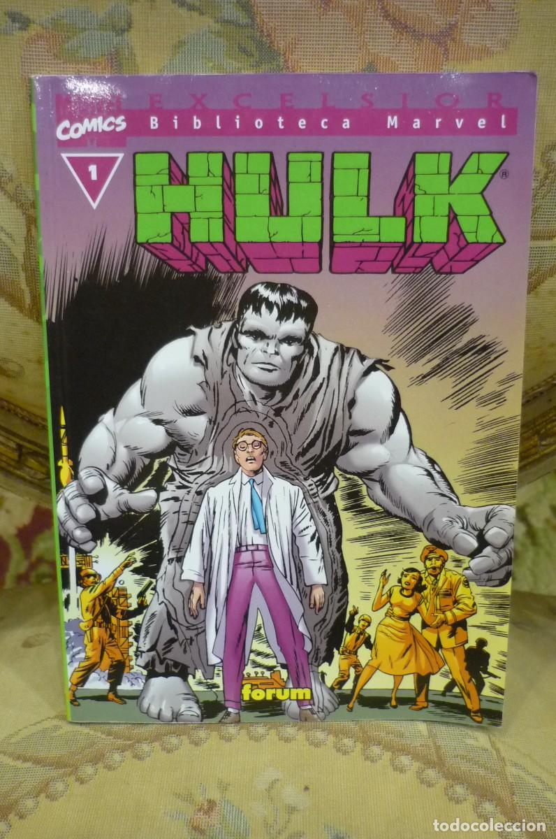 C&oacute;mics: HULK 1. EXCELSIOR BIBLIOTECA MARVEL. FORUM 2004. - Foto 1