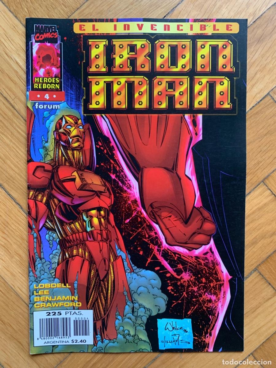 C&oacute;mics: Iron Man # 4 - H&eacute;roes Reborn - Excelente Estado - Foto 1