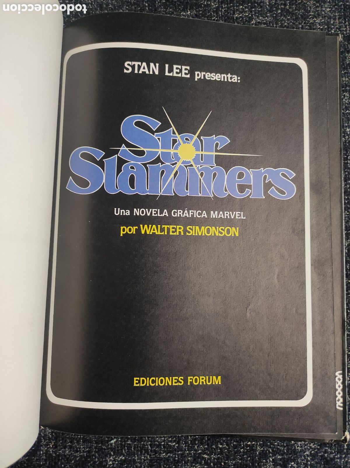 C&oacute;mics: STAR SLAMERS, NOVELAS GRAFICAS MARVEL, -ED. EDICIONES FORUM, - Foto 2