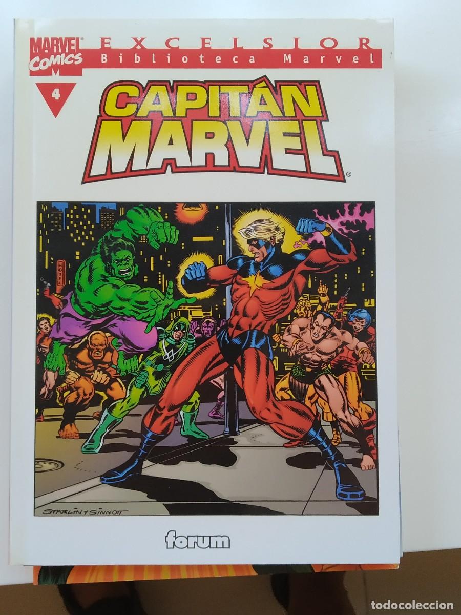 C&oacute;mics: Biblioteca Marvel: Capit&aacute;n Marvel # 4 (Forum) - Varios Autores - Foto 1