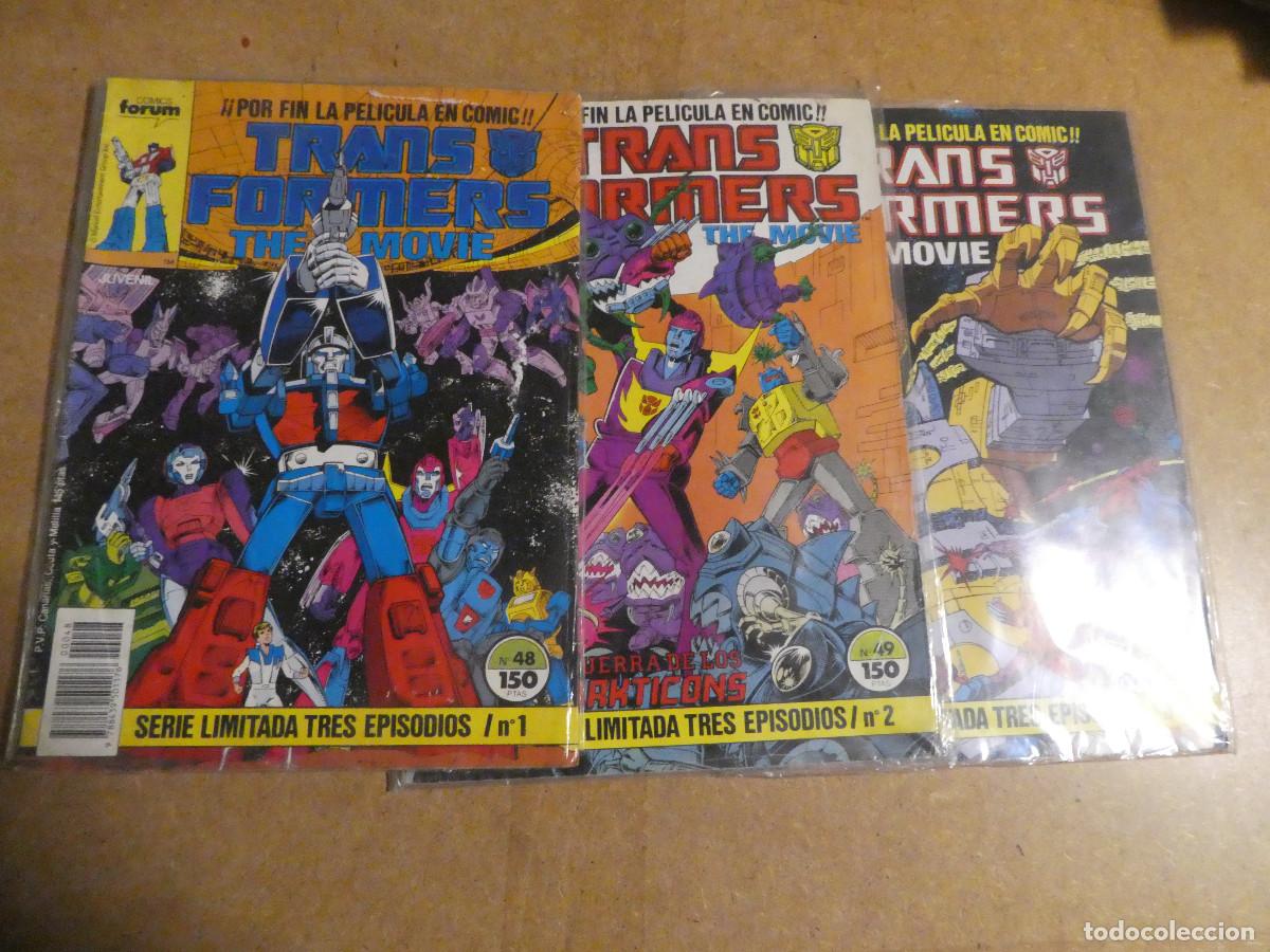 C&oacute;mics: transformers n&ordm; 48-49-50, adaptaci&oacute;n de la pel&iacute;cula de forum - Foto 1