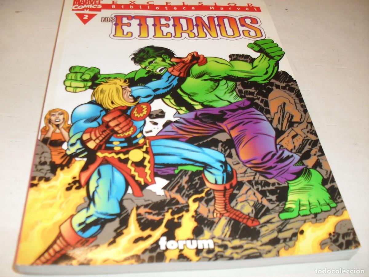 C&oacute;mics: BIBLIOTECA MARVEL LOS ETERNOS 2,OBRA DE JACK KIRBY,(DE 3).EDICIONES FORUM,2002,DE KIOSKO - Foto 1