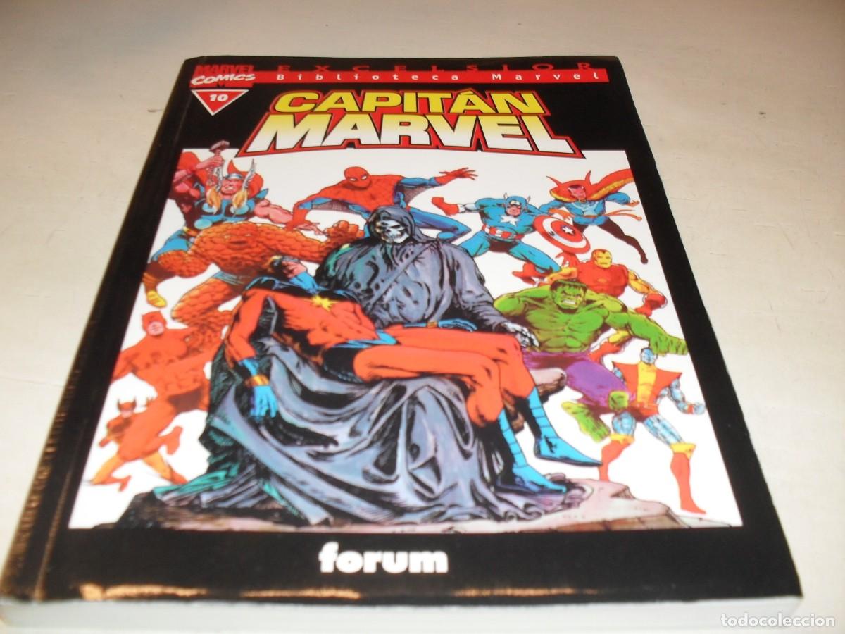 C&oacute;mics: BIBLIOTECA MARVEL CAPITAN MARVEL 10,(DE 10).EDICIONES FORUM,2002,DE KIOSKO - Foto 1