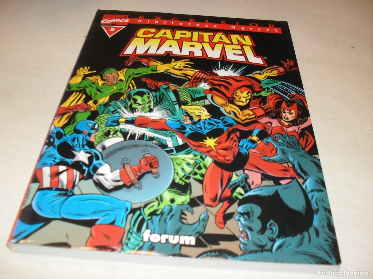 C&oacute;mics: BIBLIOTECA MARVEL CAPITAN MARVEL 8,(DE 10).EDICIONES FORUM,2002,DE KIOSKO - Foto 1