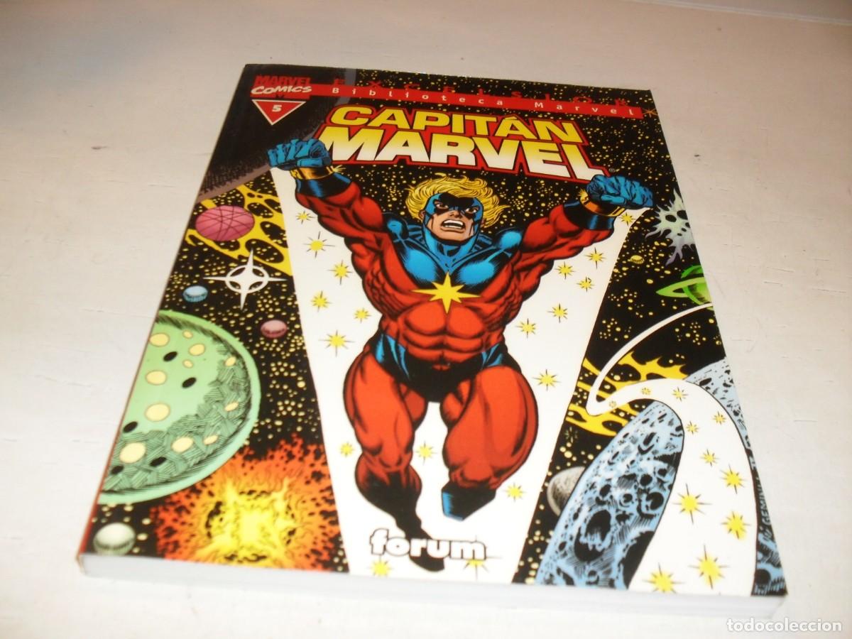 C&oacute;mics: BIBLIOTECA MARVEL CAPITAN MARVEL 5,(DE 10).EDICIONES FORUM,2002,DE KIOSKO - Foto 1