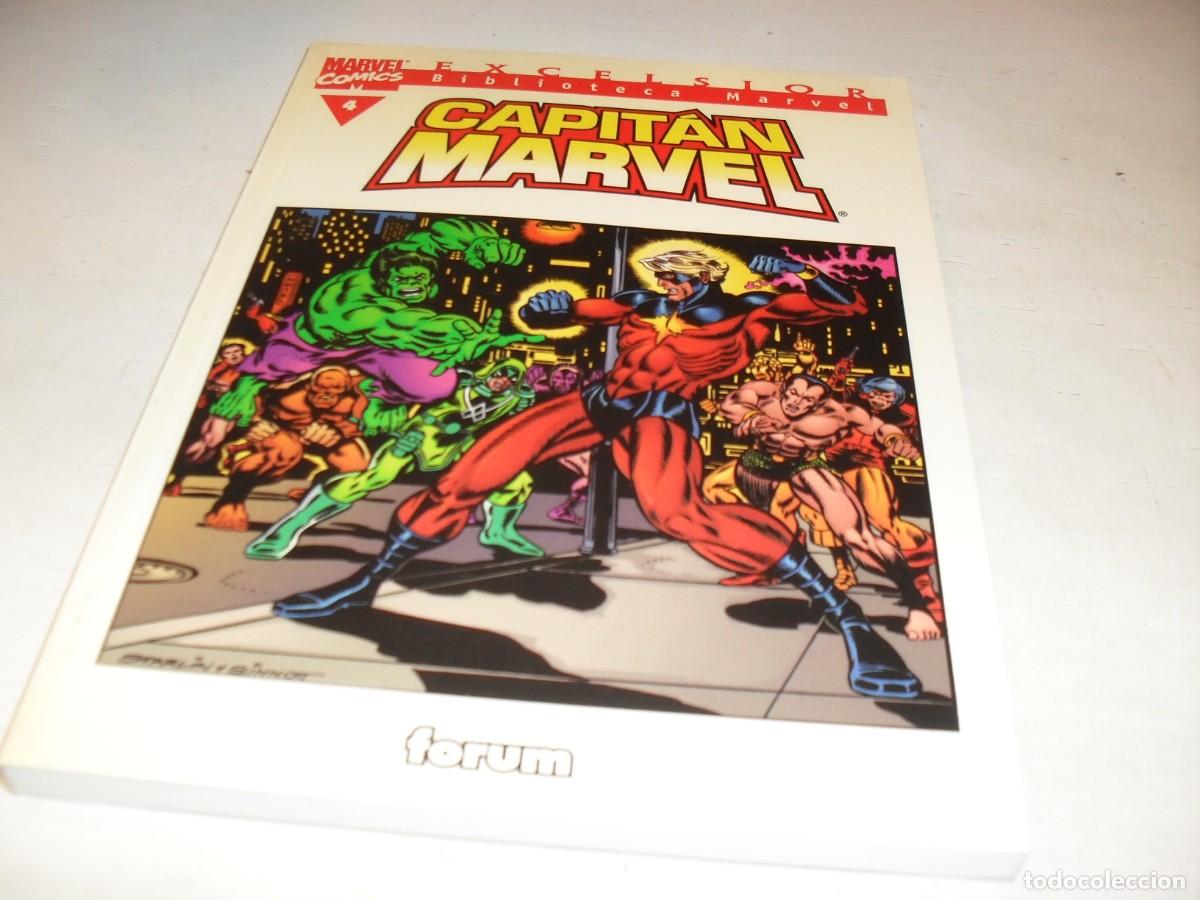 C&oacute;mics: BIBLIOTECA MARVEL CAPITAN MARVEL 4,(DE 10).EDICIONES FORUM,2002,DE KIOSKO - Foto 1