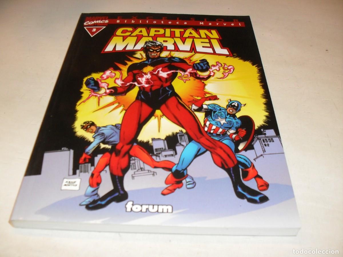 C&oacute;mics: BIBLIOTECA MARVEL CAPITAN MARVEL 3,(DE 10).EDICIONES FORUM,2002,DE KIOSKO - Foto 1