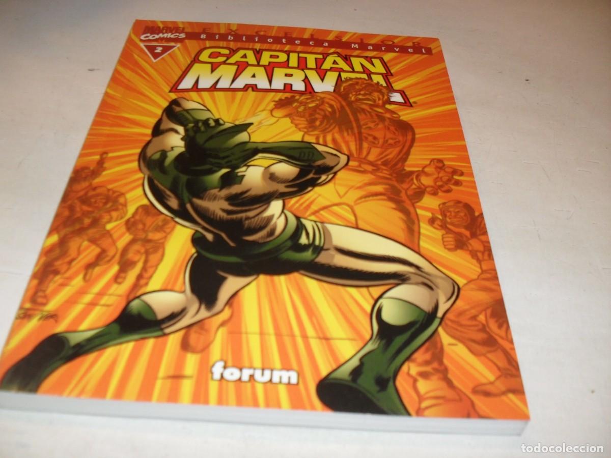 C&oacute;mics: BIBLIOTECA MARVEL CAPITAN MARVEL 2,(DE 10).EDICIONES FORUM,2002,DE KIOSKO - Foto 1