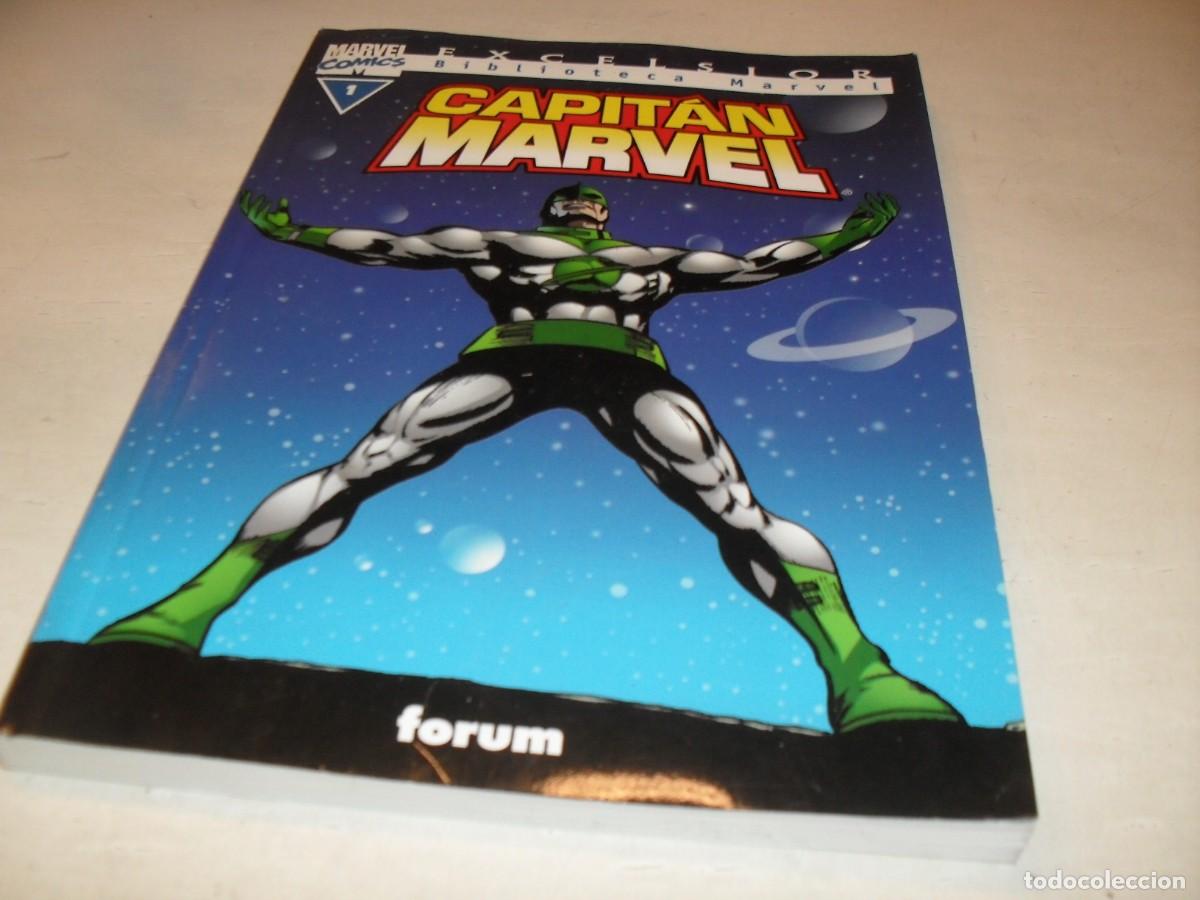 C&oacute;mics: BIBLIOTECA MARVEL CAPITAN MARVEL 1,EL PRIMERO,(DE 10).EDICIONES FORUM,2002,DE KIOSKO - Foto 1