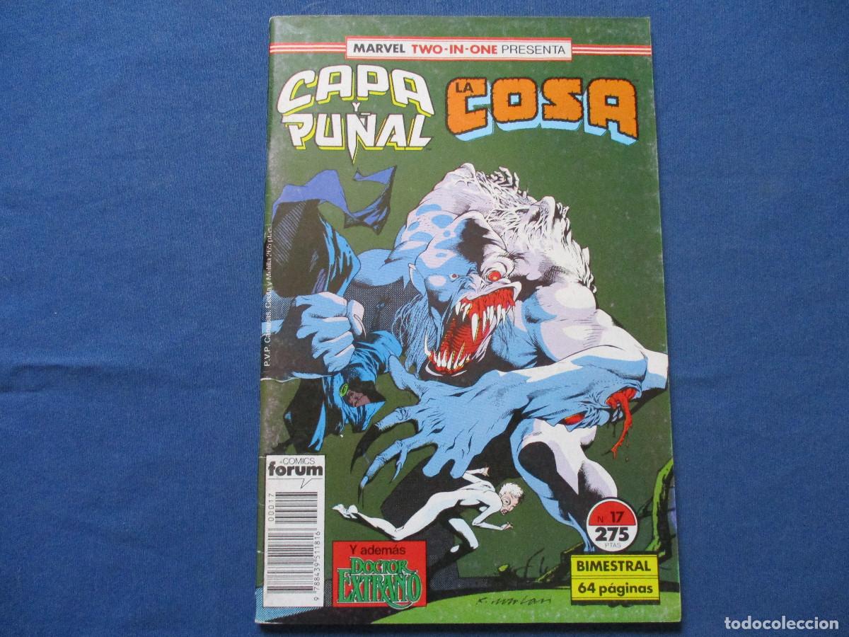 C&oacute;mics: MARVEL / CAPA Y PU&Ntilde;AL + LA COSA N.&ordm; 17 MARVEL TWO-IN-ONE &middot; FORUM 1990 - Foto 1