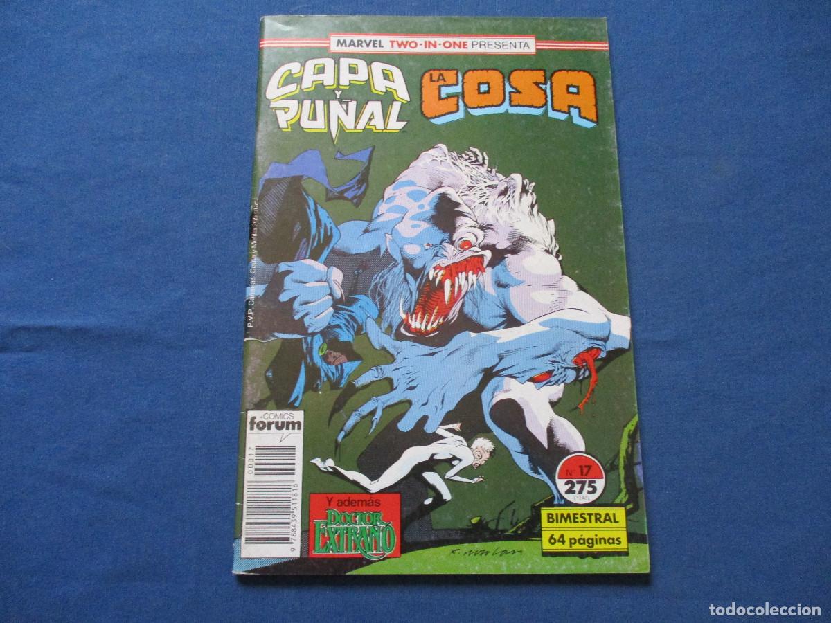 C&oacute;mics: MARVEL / CAPA Y PU&Ntilde;AL + LA COSA N.&ordm; 17 MARVEL TWO-IN-ONE &middot; FORUM 1990 - Foto 2