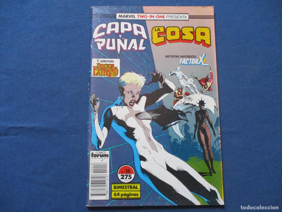 C&oacute;mics: MARVEL / CAPA Y PU&Ntilde;AL + LA COSA N.&ordm; 18 MARVEL TWO-IN-ONE &middot; FORUM 1990 - Foto 1
