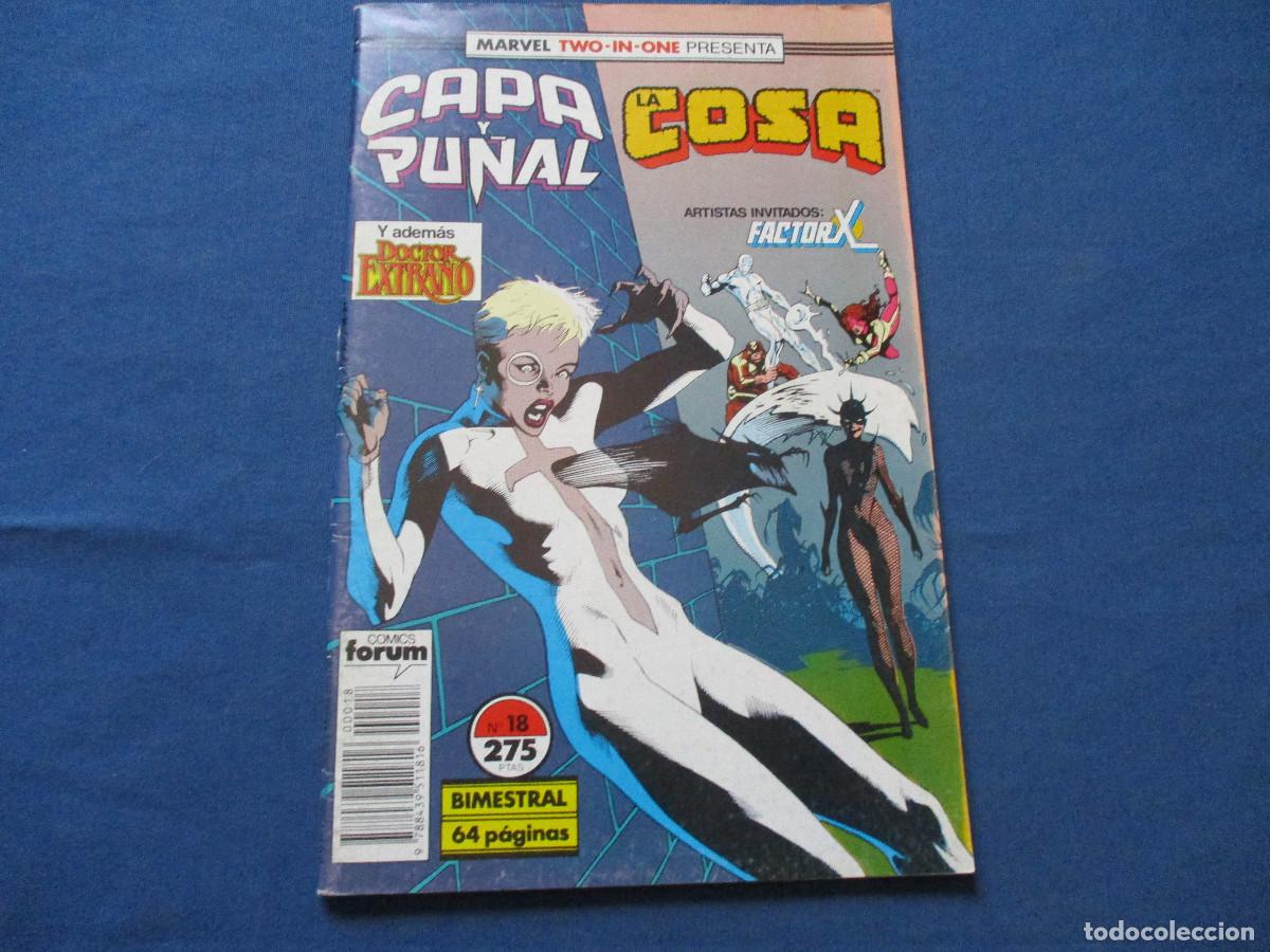 C&oacute;mics: MARVEL / CAPA Y PU&Ntilde;AL + LA COSA N.&ordm; 18 MARVEL TWO-IN-ONE &middot; FORUM 1990 - Foto 2